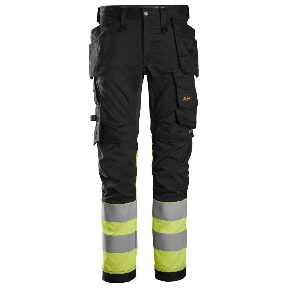 Snickers 6234 High-Vis Class 1 Stretch Trousers Holster Pockets
