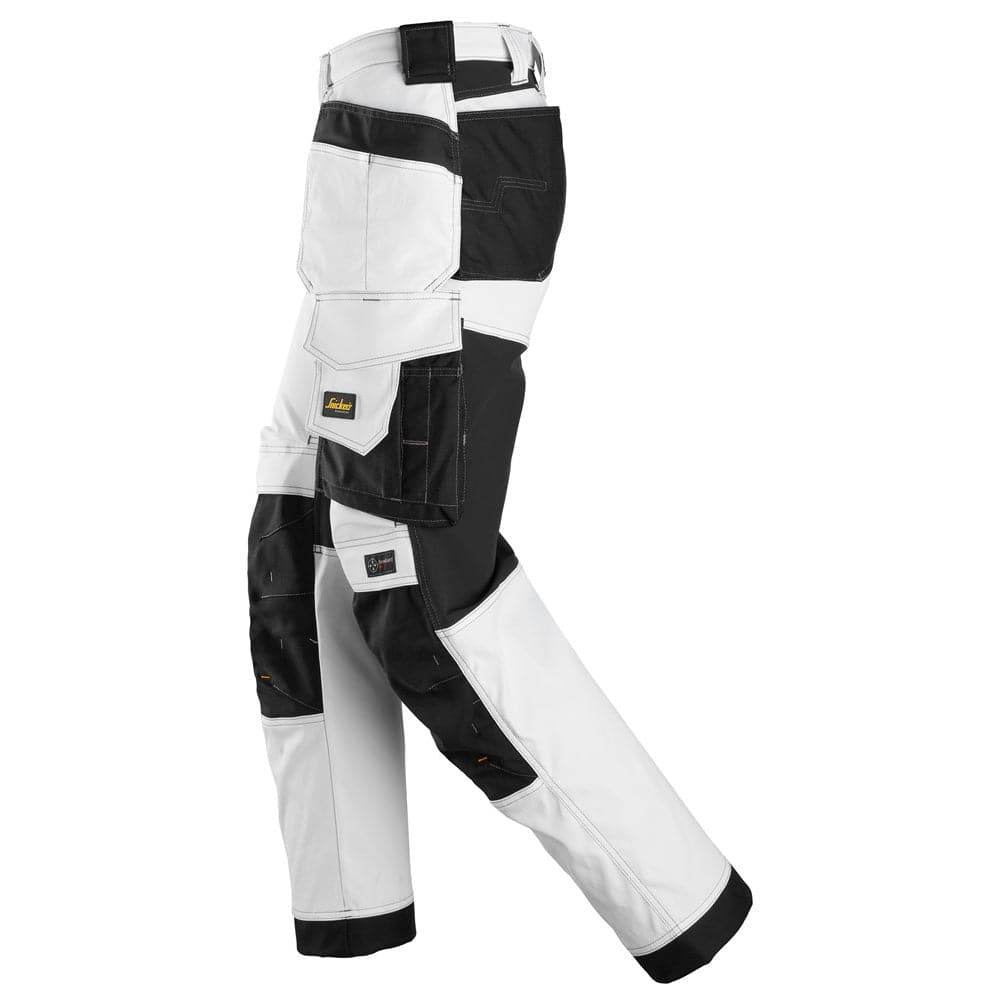 Snickers 6271 AllroundWork 4-Way Stretch Holster Pockets Trousers White
