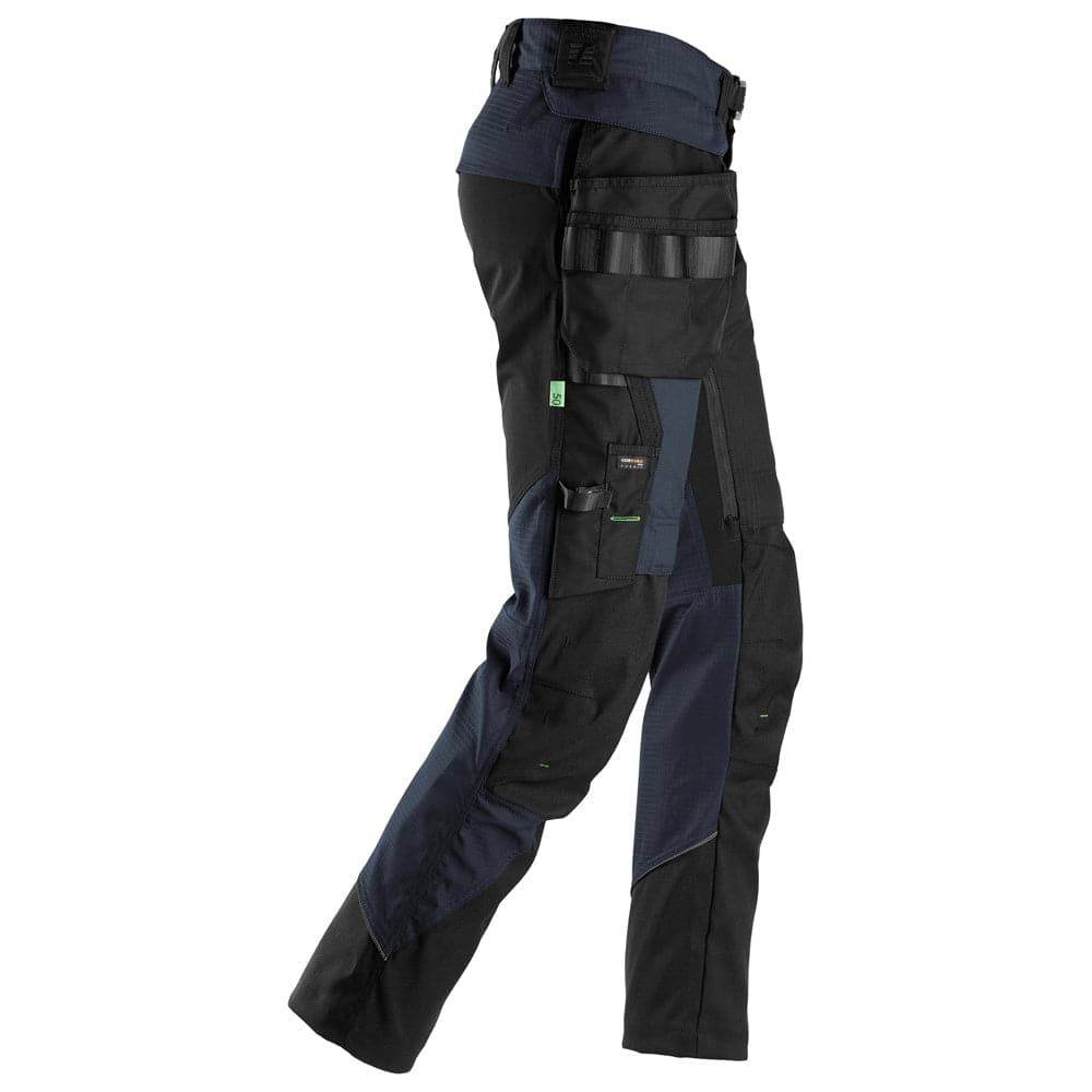 Snickers 6972 FlexiWork, Work Trousers+ Detachable Holster Pockets Navy Blue