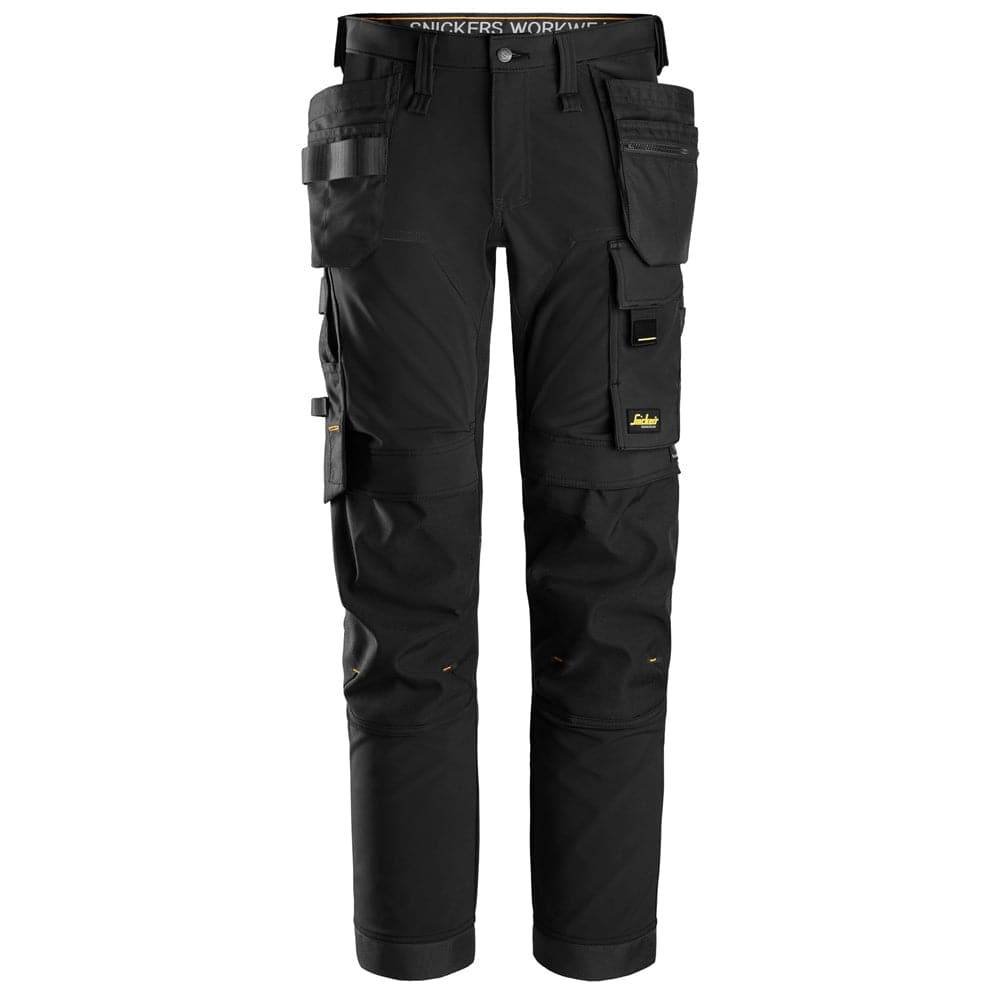 Snickers 6275 AllroundWork, 4-way Stretch Trousers Holster Pockets Black