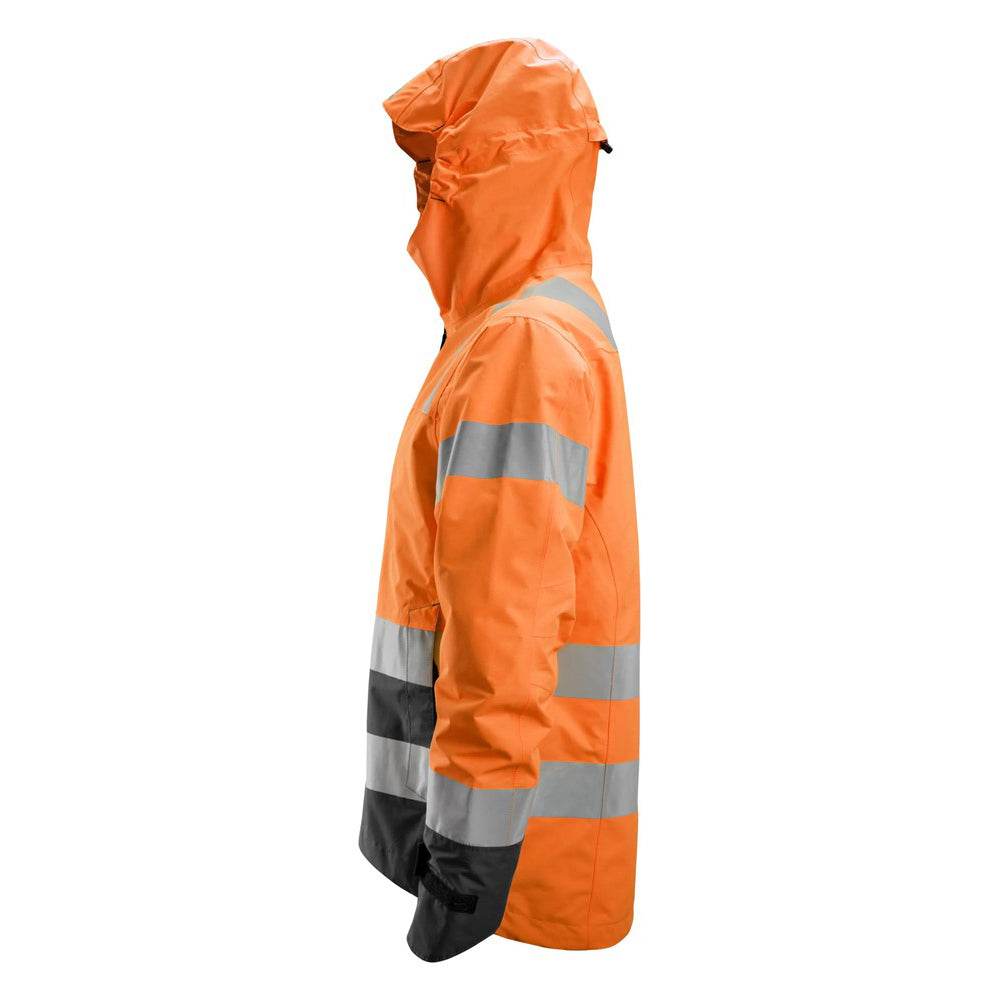 Snickers 1330 AllroundWork, Hi-Vis Waterproof Shell Jacket Class 3 Various Colours
