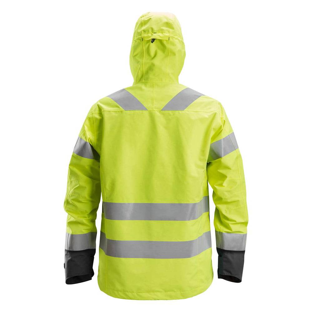 Snickers 1330 AllroundWork, Hi-Vis Waterproof Shell Jacket Class 3 Various Colours