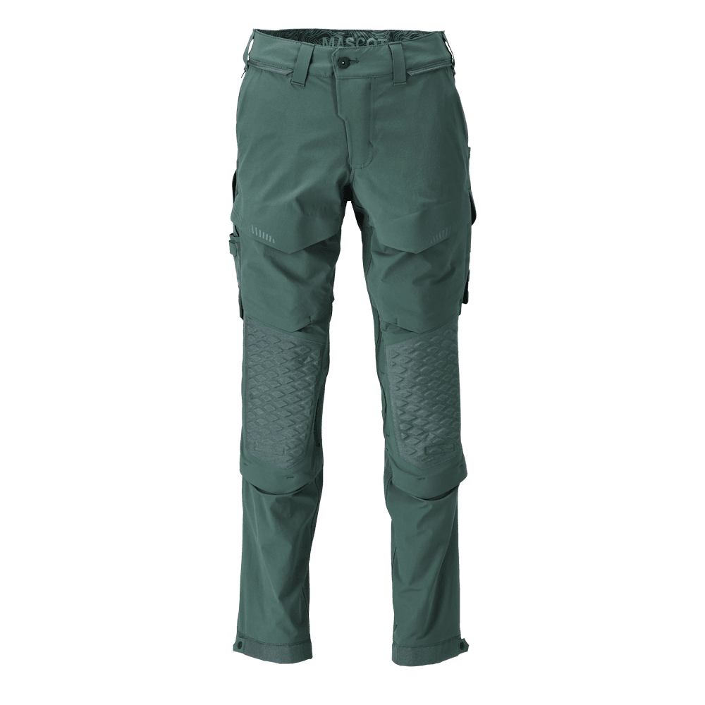 Mascot 22279 Ultimate Stretch Click System Pocket Trousers Forest Green