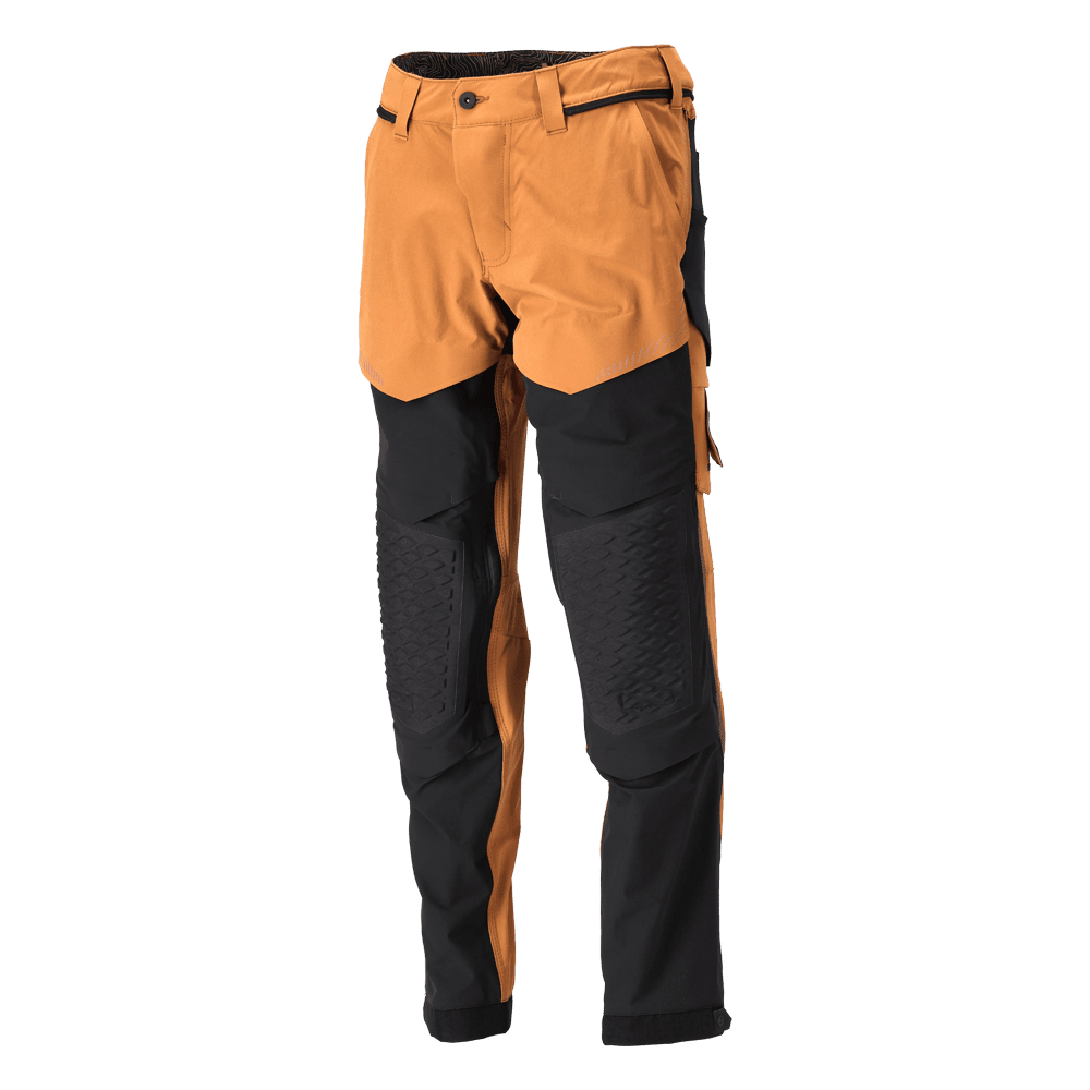 Mascot 22279 Ultimate Stretch Click System Pocket Trousers Nut Brown / Black