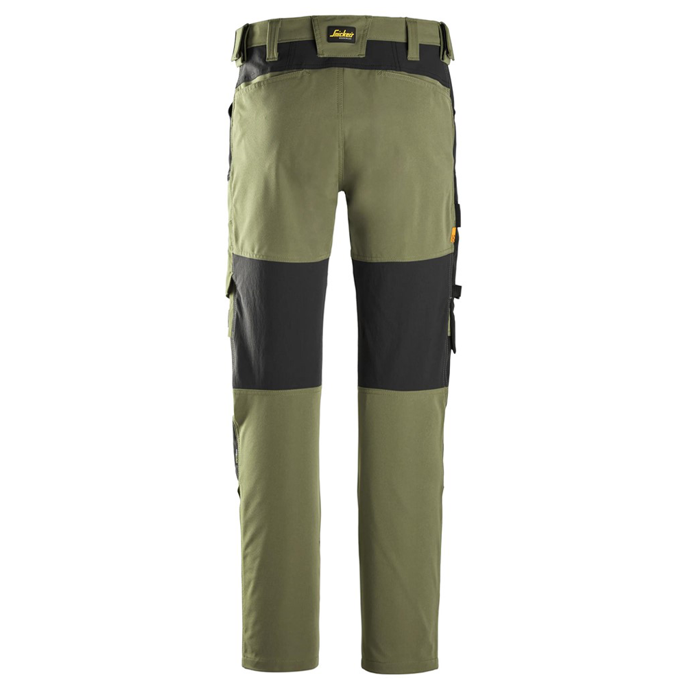 Snickers 6318 AllroundWork 4-Way Stretch Trousers Khaki Green
