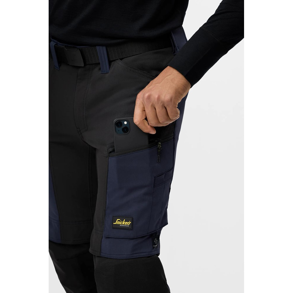 Snickers 6318 AllroundWork 4-Way Stretch Trousers Black