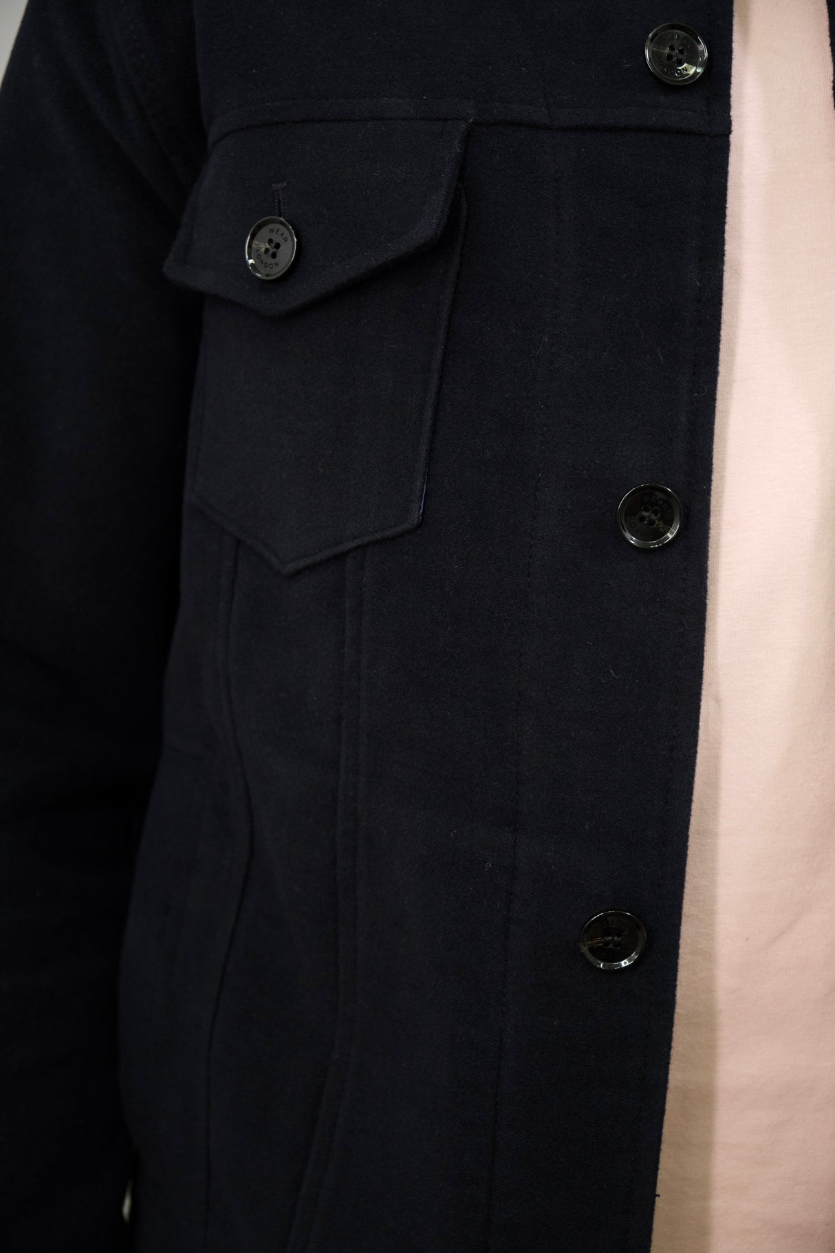 Goring Jacket - Navy Moleskin