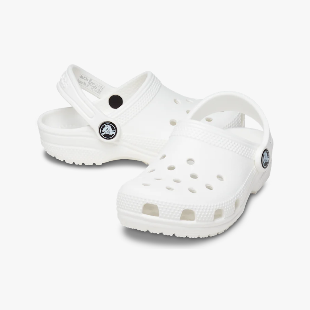 Crocs 206990-100 CLASSIC TODDLER Clogs White