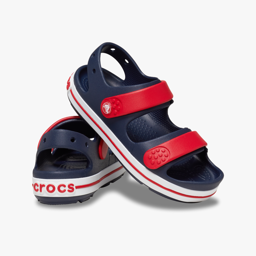 Crocs 209424-4OT TODDLER CROCBAND CRUISER Sandals Navy/Varsity Red