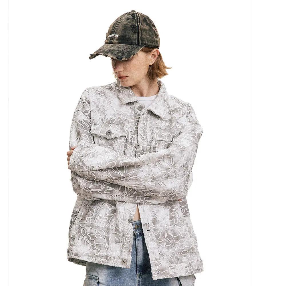 Tie Dye Gradient Street Jacket