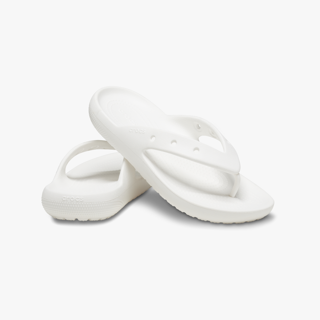 Crocs 209402-100 CLASSIC FLIP Unisex Flip-Flops White