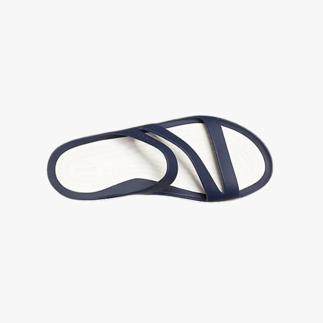 Crocs 203998-462 SWIFTWATER SANDAL Womens Sandals Navy/White