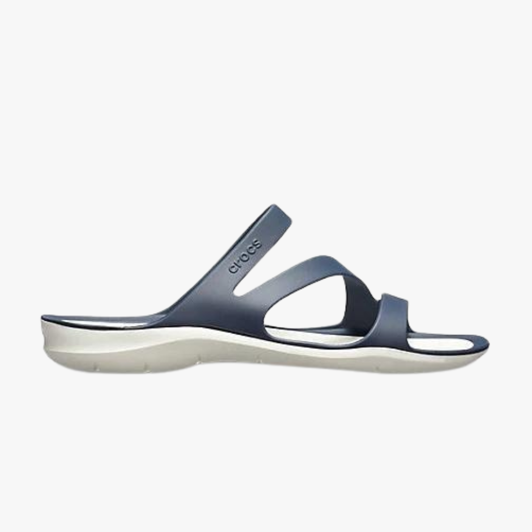 Crocs 203998-462 SWIFTWATER SANDAL Womens Sandals Navy/White