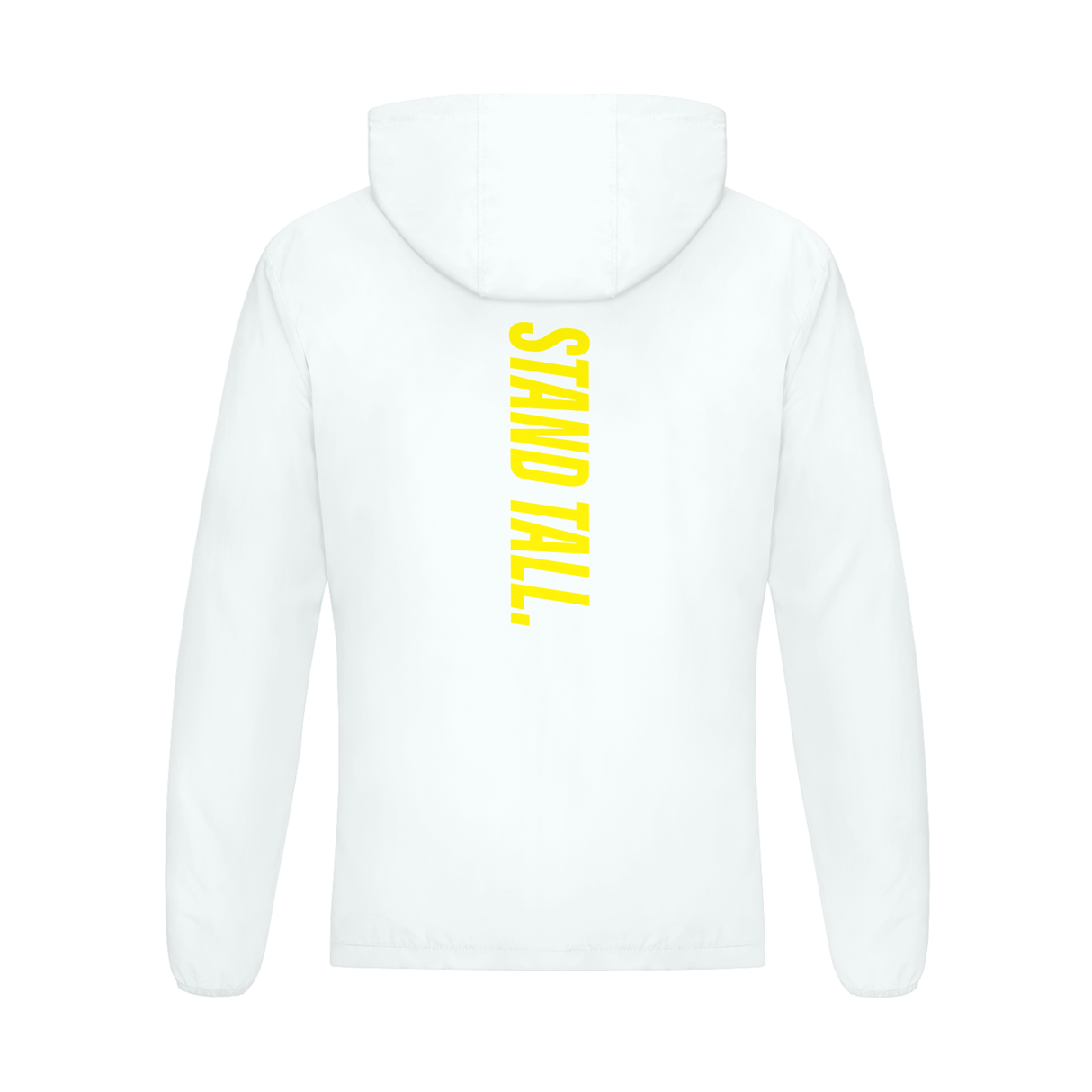 Soft Hooded Sports Jacket - Stand Tall - Yel/wht/blk/gry