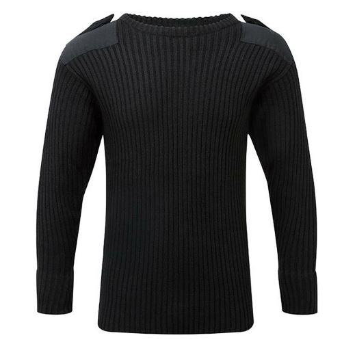 Mens Fort Crew Neck Combat Jumper - 120-1