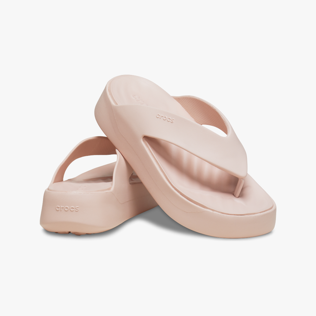 Crocs 209410-6UR GETAWAY PLATFORM FLIP Womens Flip-Flops Quartz