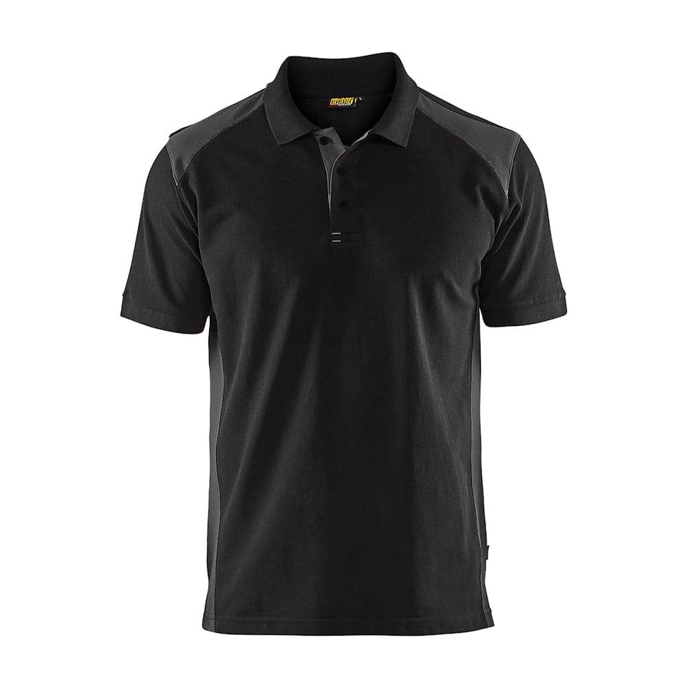 Blaklader 3324 Short Sleeve Polo Shirt Black / Dark Grey