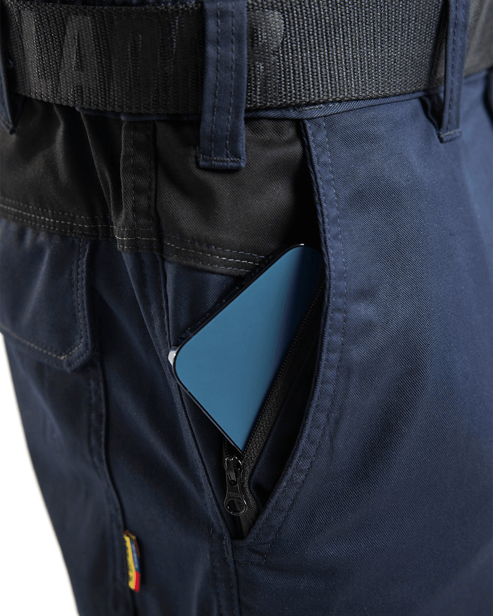 Blaklader 1448 Industry Stretch Kneepad Trousers Dark Navy/Black