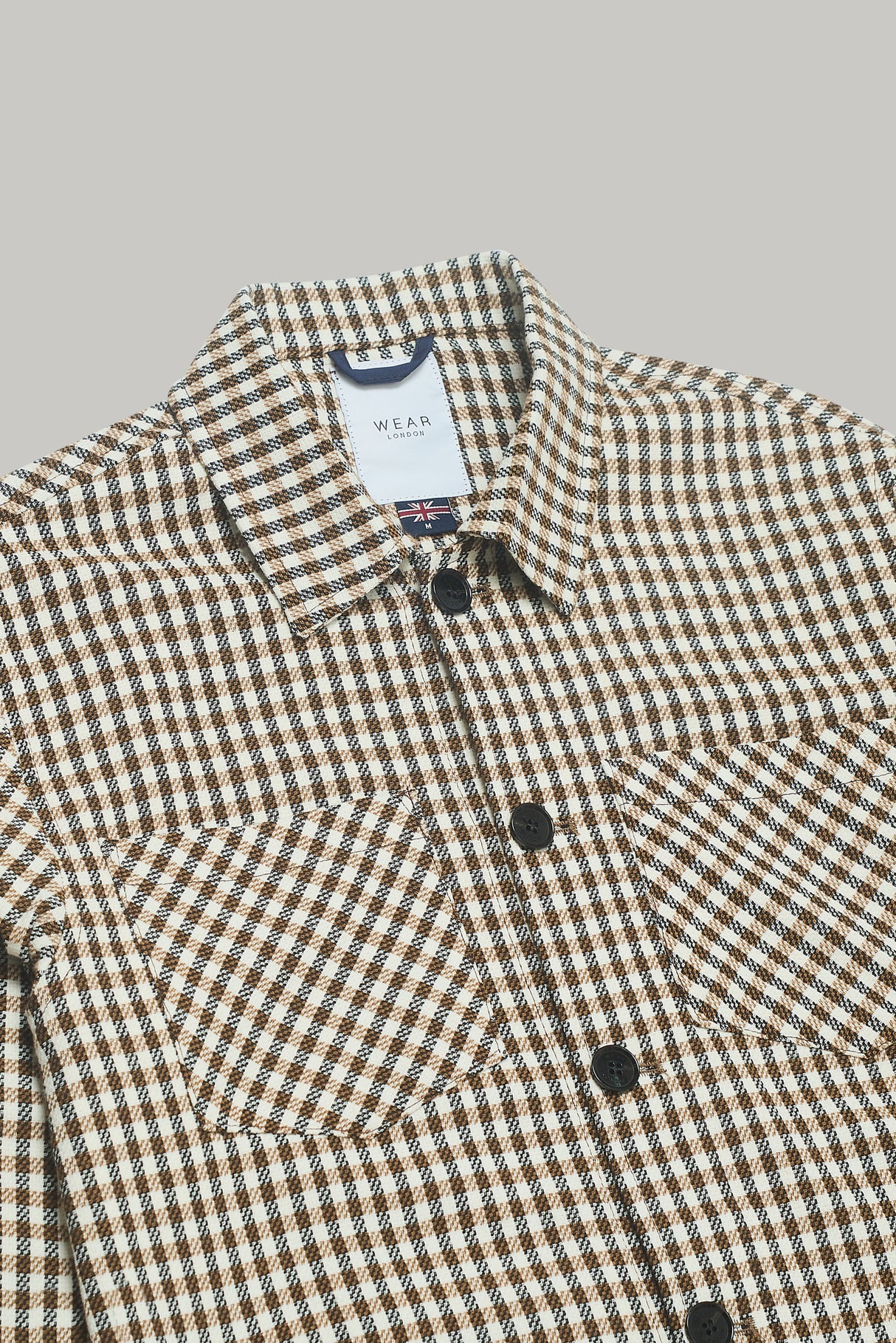 Bart Overshirt - Tan Check Silvia