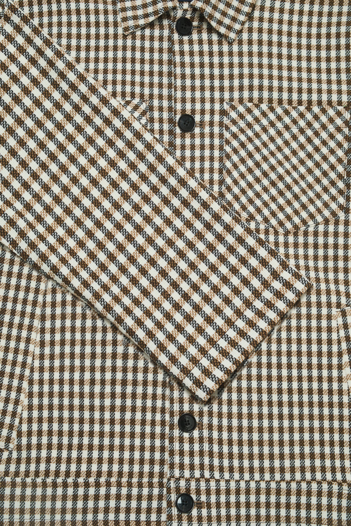 Turner Shacket - Tan Check Silvia