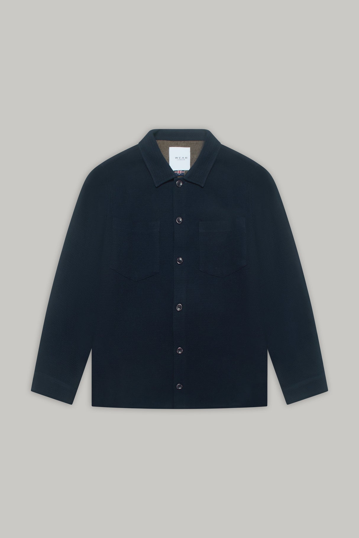 Bart Long Sleeve Shirt - Navy Malta
