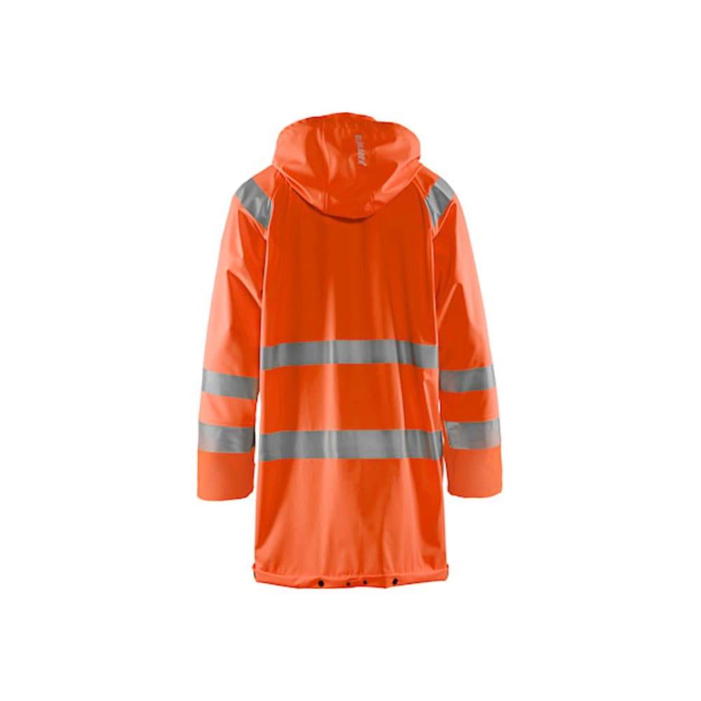 Blaklader 4324 Long Length Waterproof Rain Jacket Hi-Vis Level 1