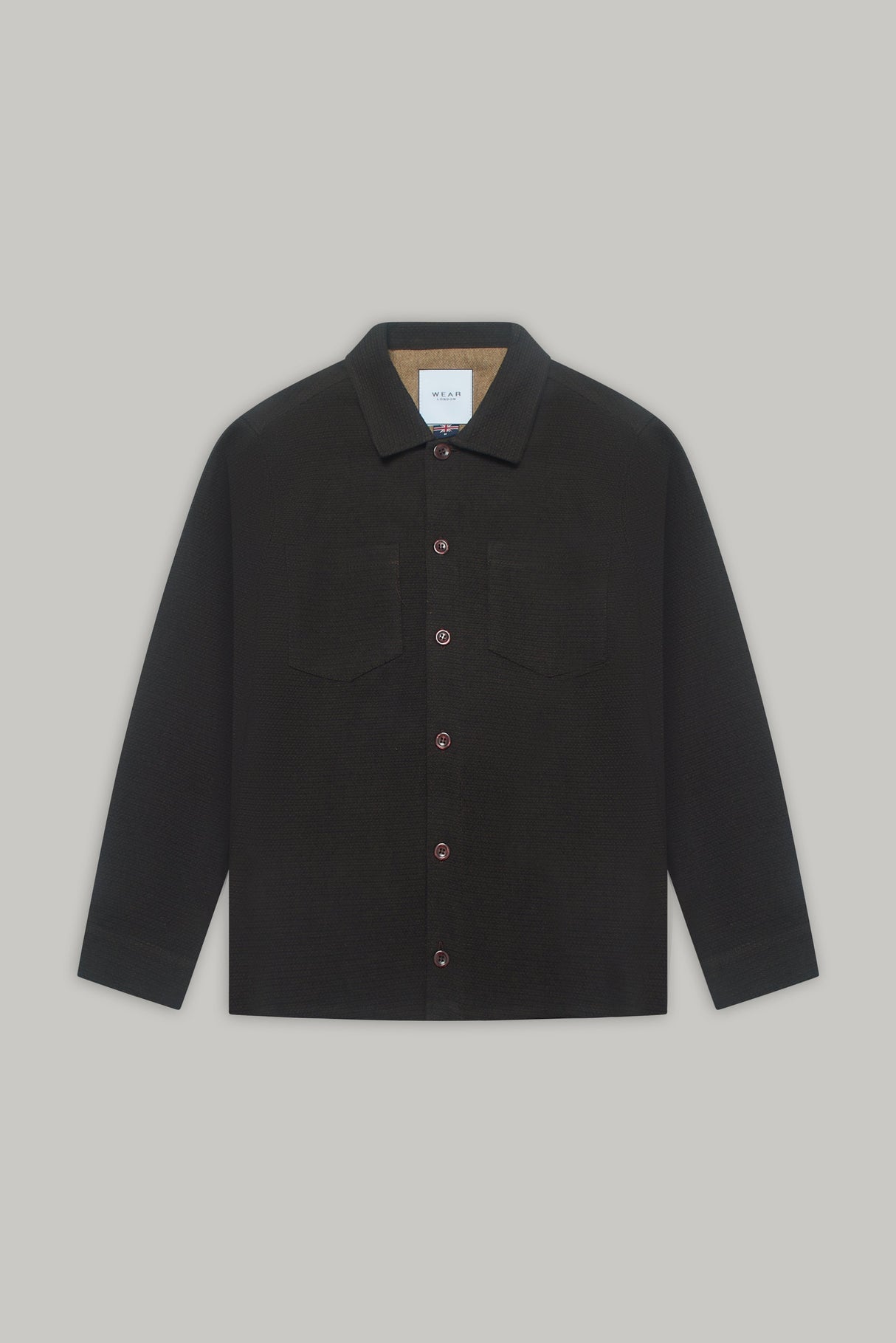 Bart Long Sleeve Shirt - Chocolate Malta