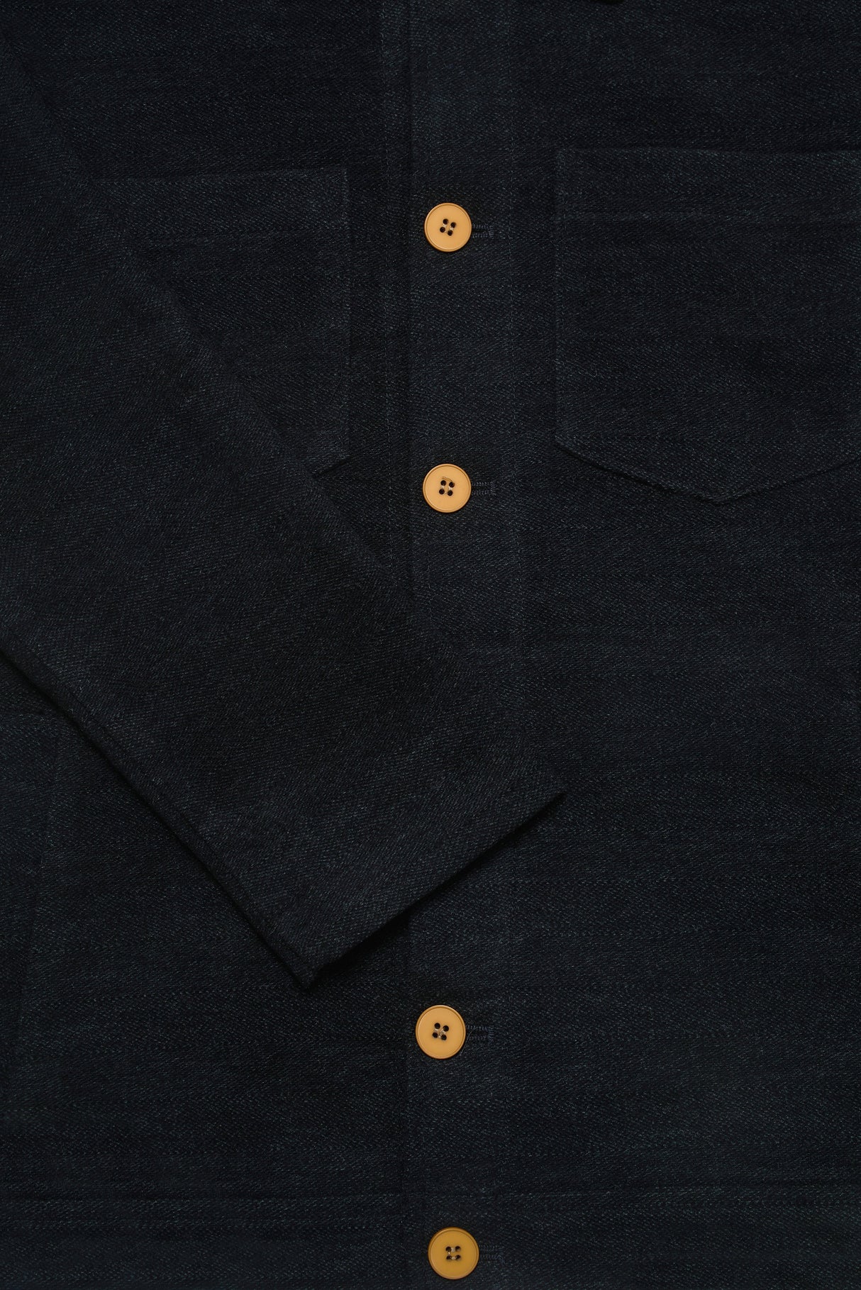 Turner Shacket - Charcoal Herringbone Moleskin