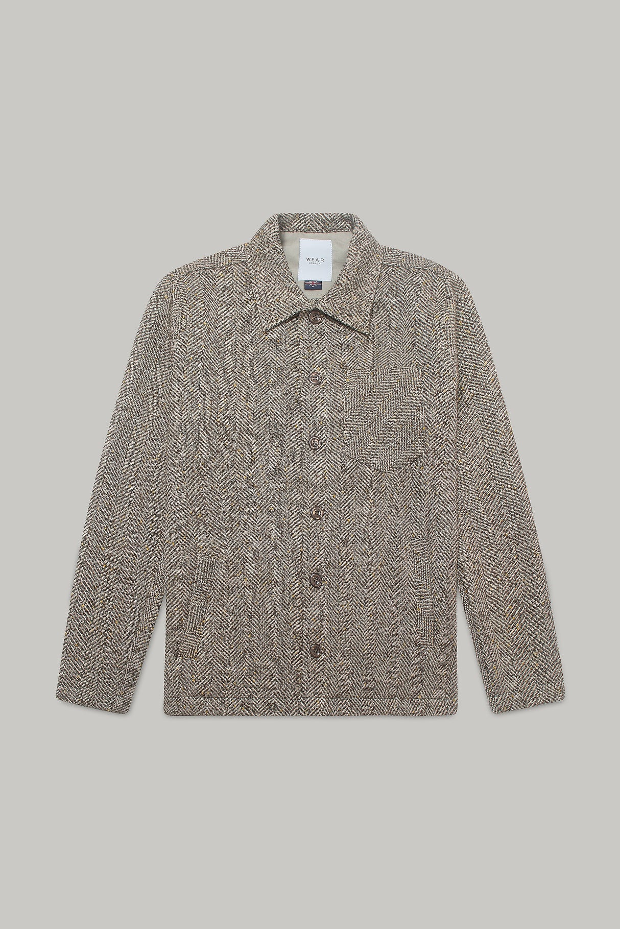 Theydon Overshirt - Orlon Taupe
