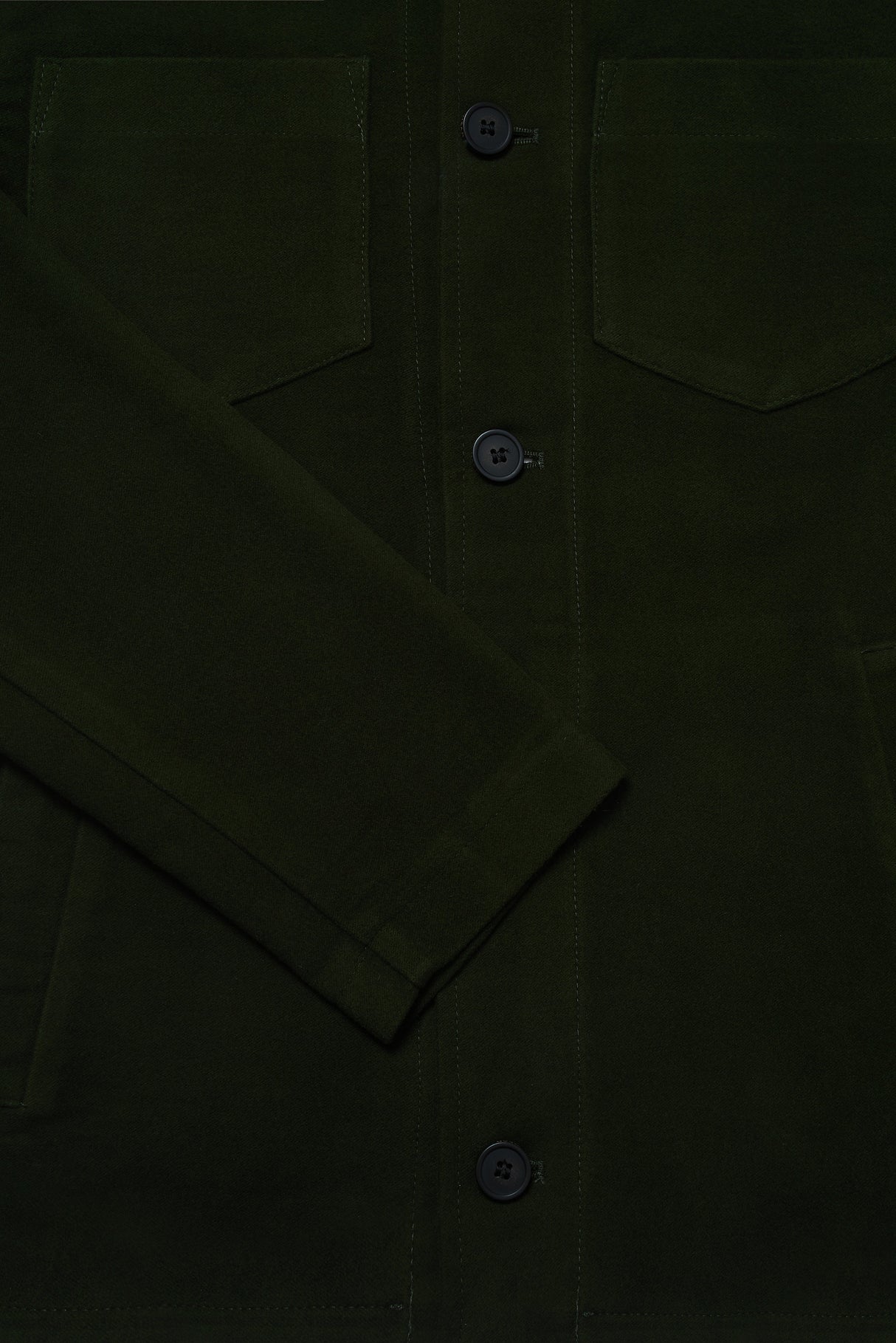 Southend Shacket Unlined - Olive Moleskin