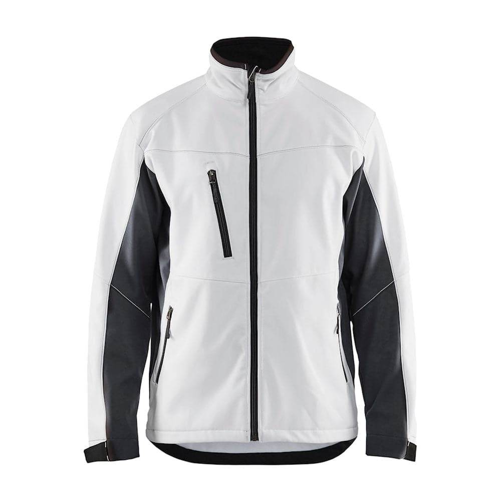 Blaklader 4950 Softshell Jacket White/Dark Grey / Small