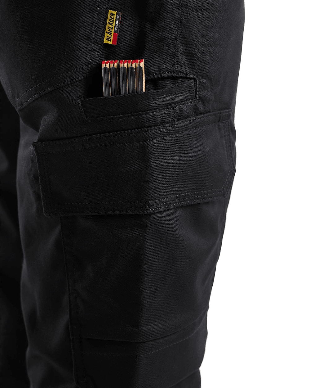 Blaklader 1448 Industry Stretch Kneepad Trousers Black