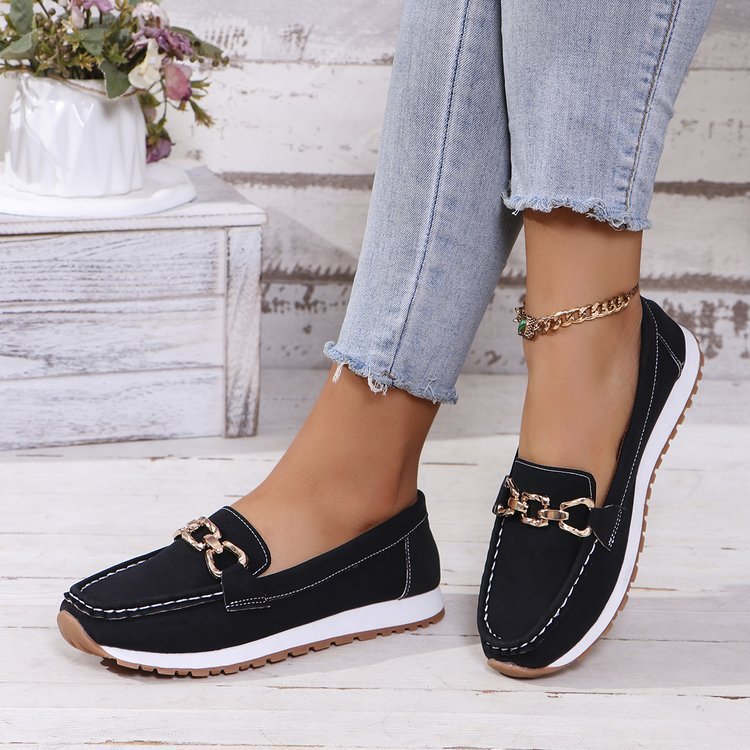 Fashion Round Toe Slip-on Platform Fashion Casual Women's Shoes