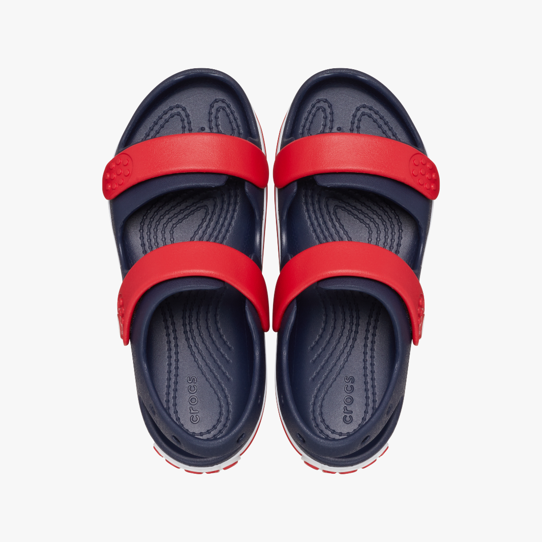 Crocs 209423-4OT KIDS CROCBAND CRUISER Sandals Navy/Varsity Red