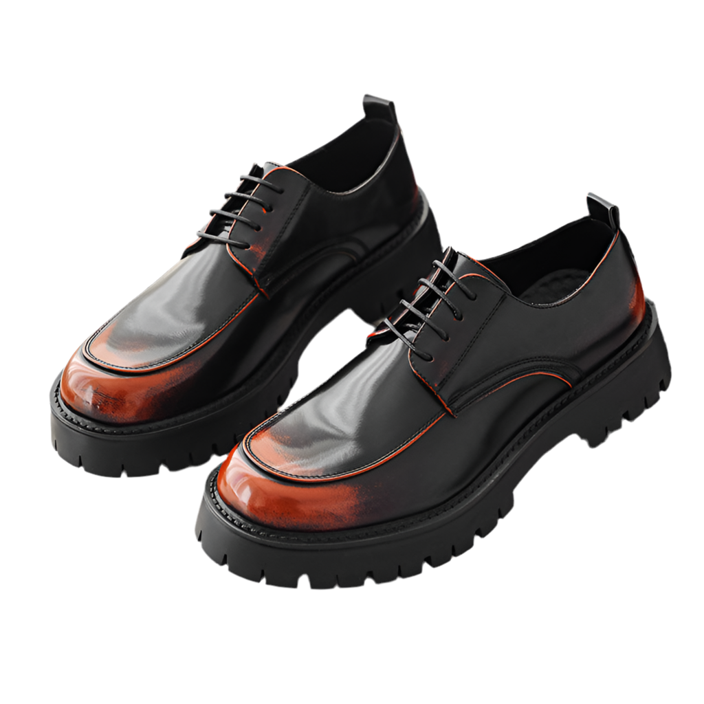 Men's Thick-soled Height-increasing Casual Leather Shoes