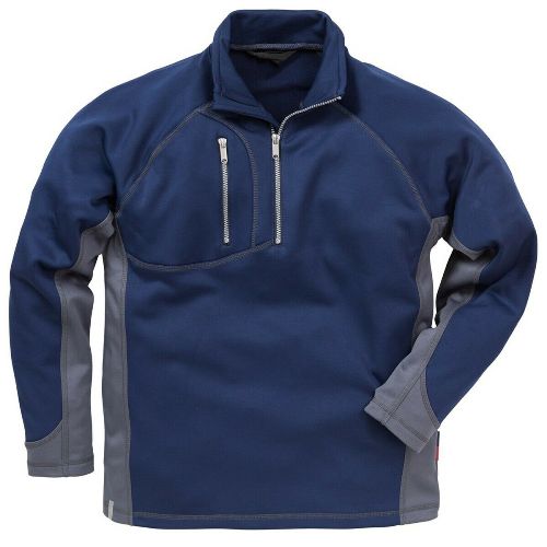 Mens Half Zip Sweatshirt Water Repellent Jumper
