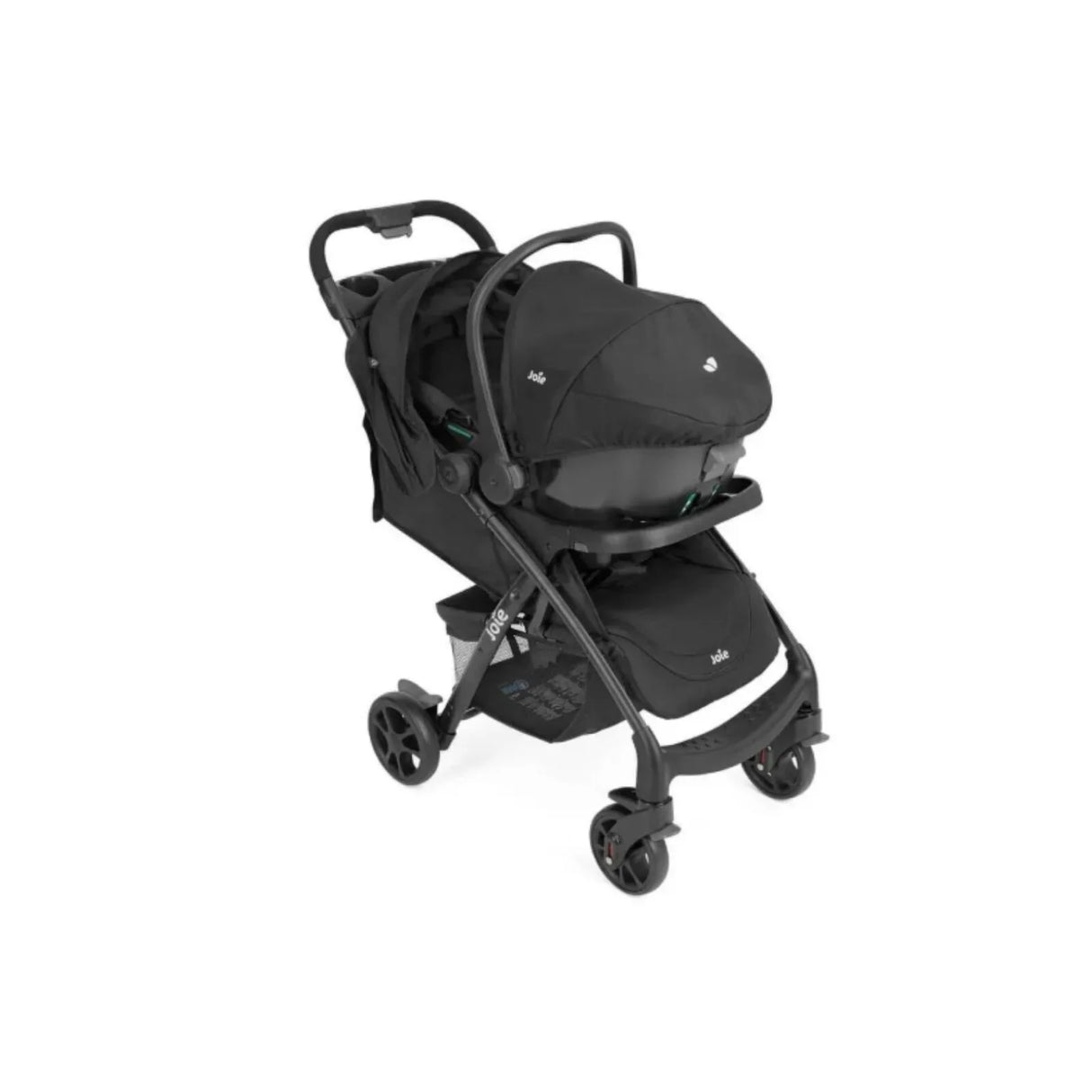 Joie i-Muze LX 3-in-1 4 Wheel Travel System - Shale