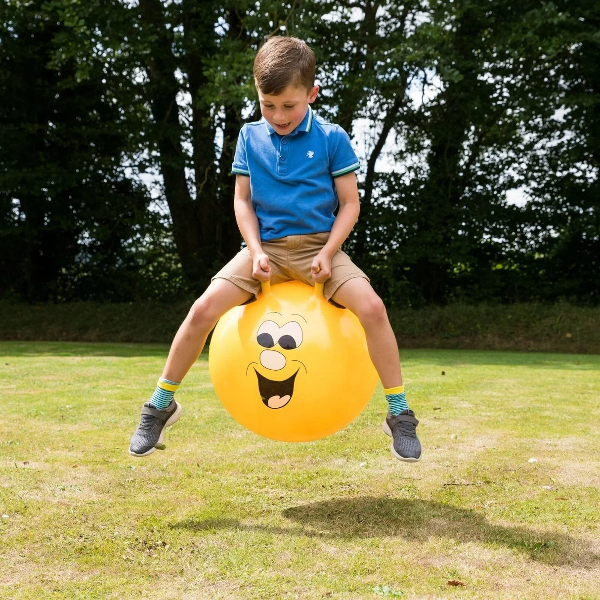 Jump 'N' Bounce Smiley Hopper 50cm - Yellow