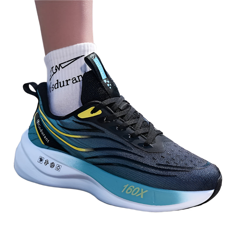 GS Durant Men's Breathable Running Shoes - Non-Slip Sole for Jogging & Outdoor Activities, Lace-Up Athletic Footwear