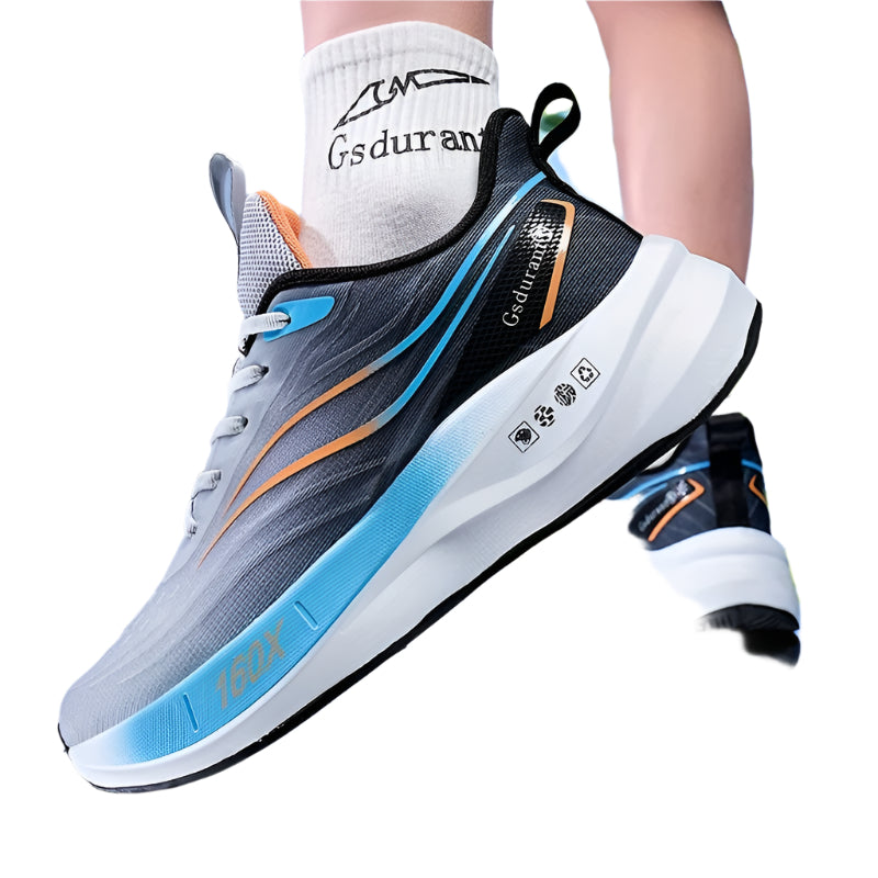 GS Durant Men's Breathable Running Shoes - Non-Slip Sole for Jogging & Outdoor Activities, Lace-Up Athletic Footwear