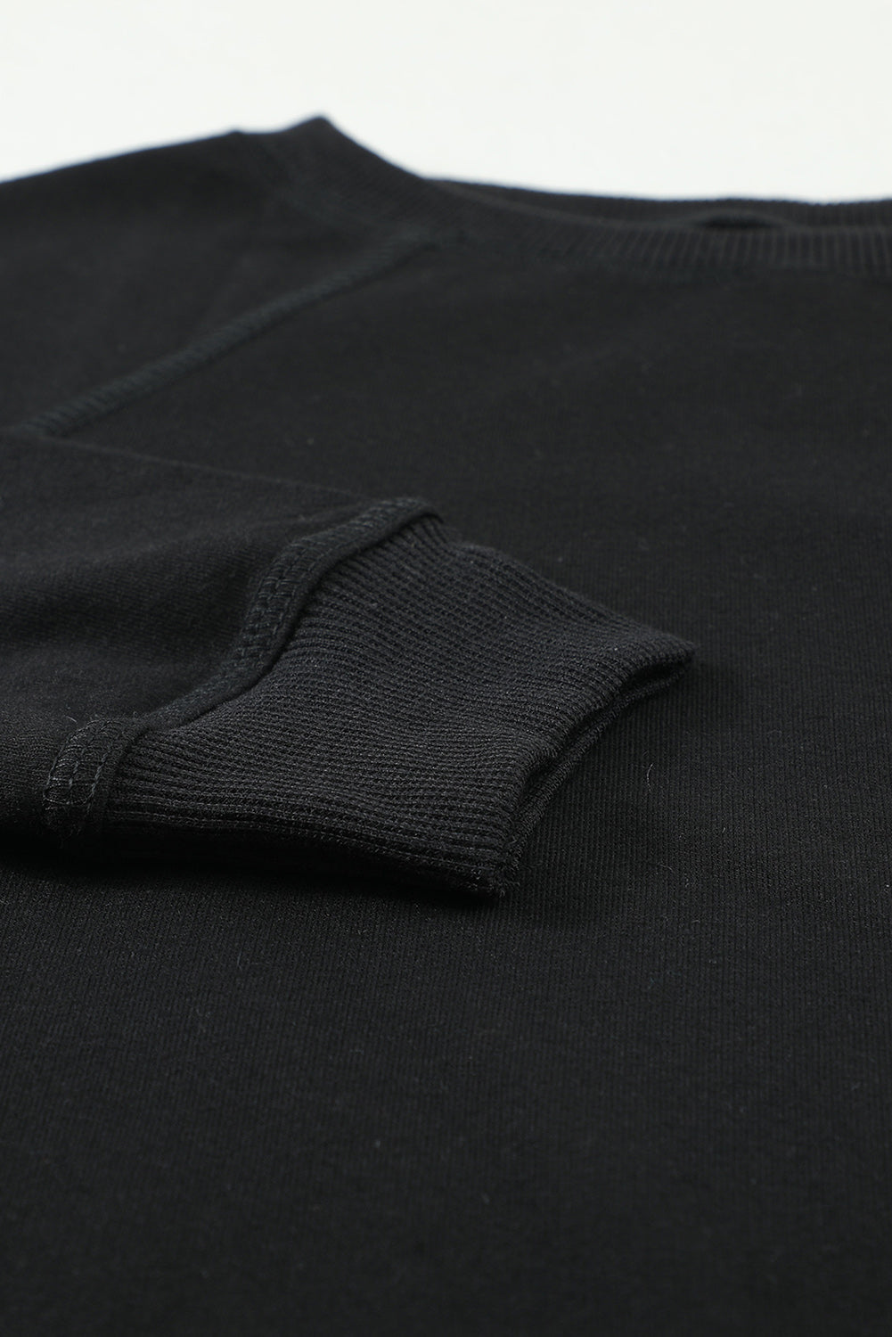 Black/Sky Blue/Green/Gray Raglan Sleeve Pullover Kids Sweatshirt