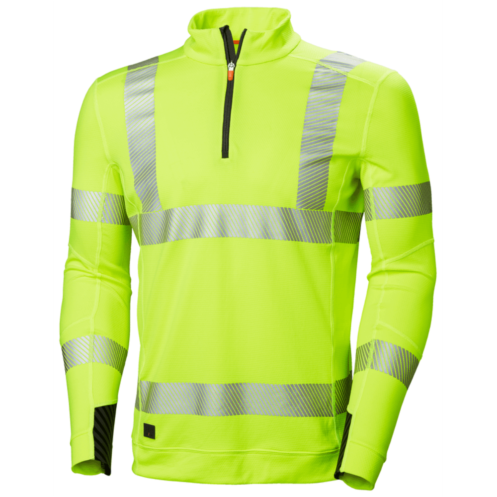 Helly Hansen 75110 Lifa Active Hi Vis Base Layer Half Zip