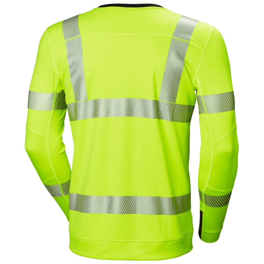 Helly Hansen 75111 Lifa Active Hi Vis Base Layer Crewneck