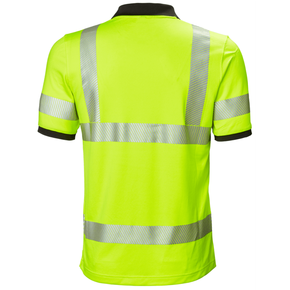 Helly Hansen 75112 Lifa Active Hi Vis Base Layer Polo Yellow Large