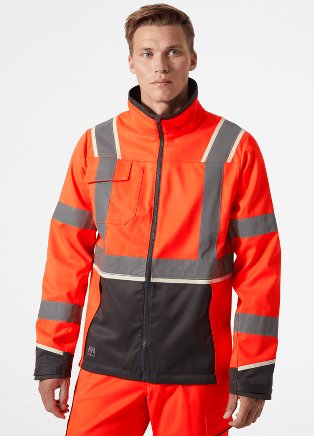 Helly Hansen 77215 UC-ME Stretch Softshell Hi-Vis Jacket Coat