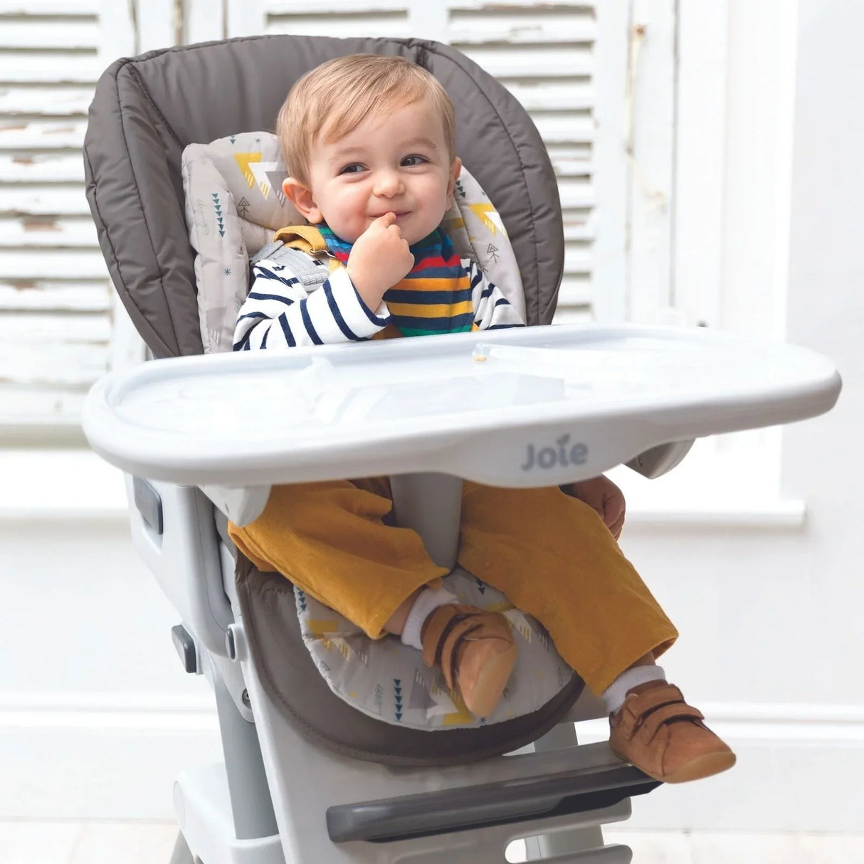 Joie Mimzy Spin 3-in-1 Highchair - Geometric Mountains