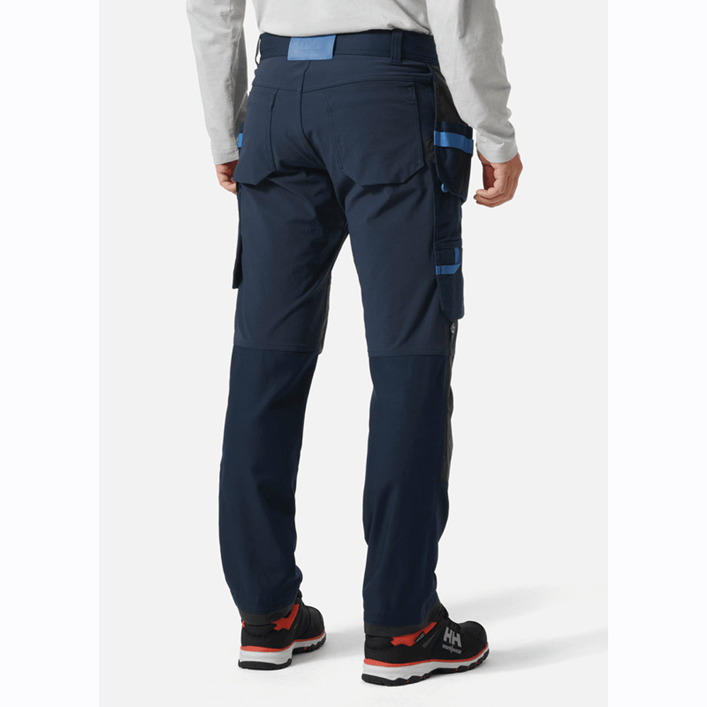 Helly Hansen 77405 Oxford 4-Way Stretch Construction Work Pant Trouser BLUE