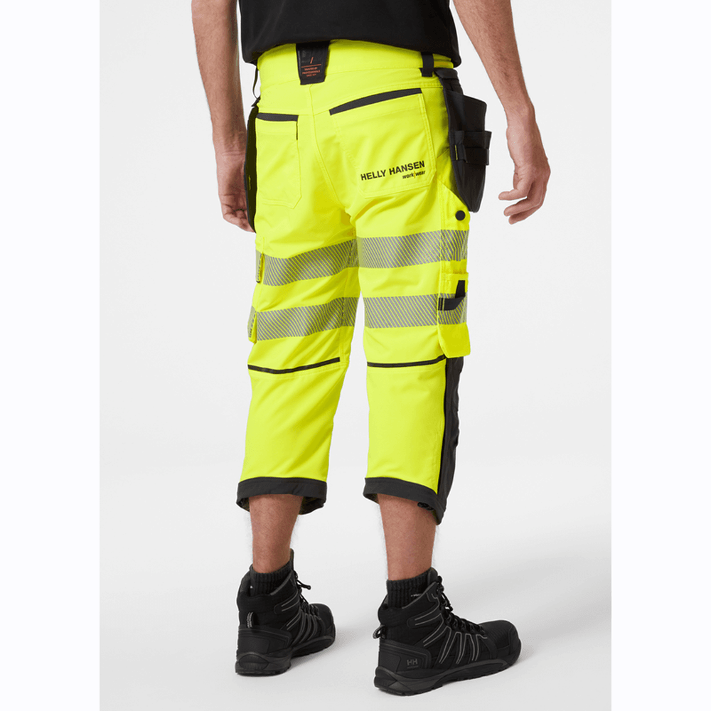 Helly Hansen 77502 ICU BRZ Hi-Vis Pirate Construction Pants Trousers, Class 1