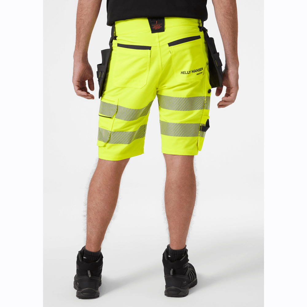 Helly Hansen 77503 ICU Hi-Vis Construction Shorts, Class 1
