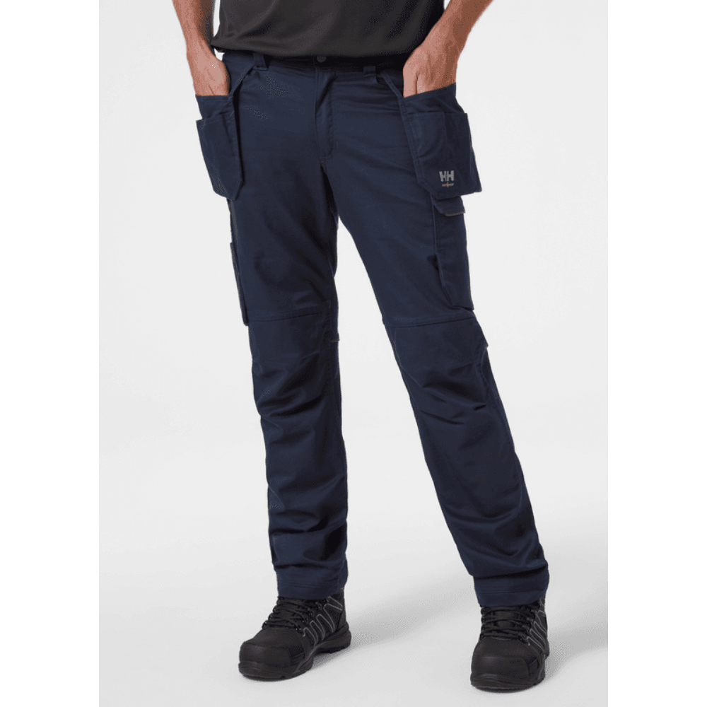 Helly Hansen 77521 Manchester Holster Pocket Knee Pad Trousers Navy